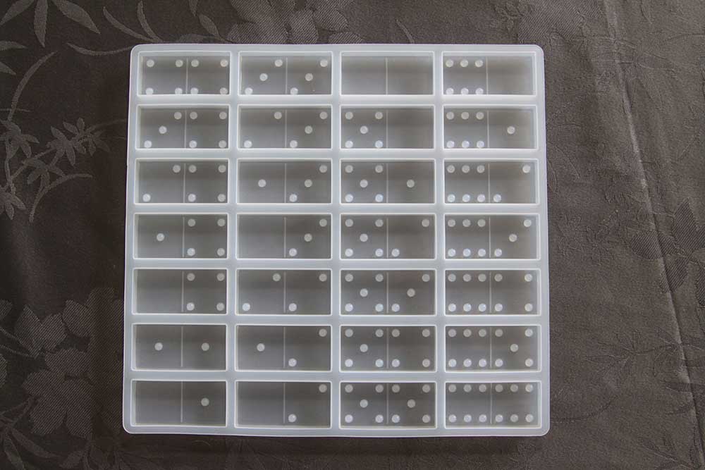 Silicone Mould - Dominoes Set