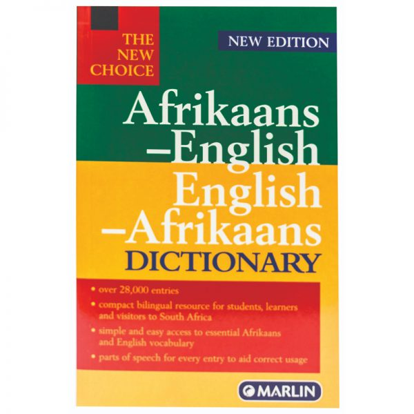 "THE NEW CHOICE" DICTIONARY ENGLISH & AFRIKAANS