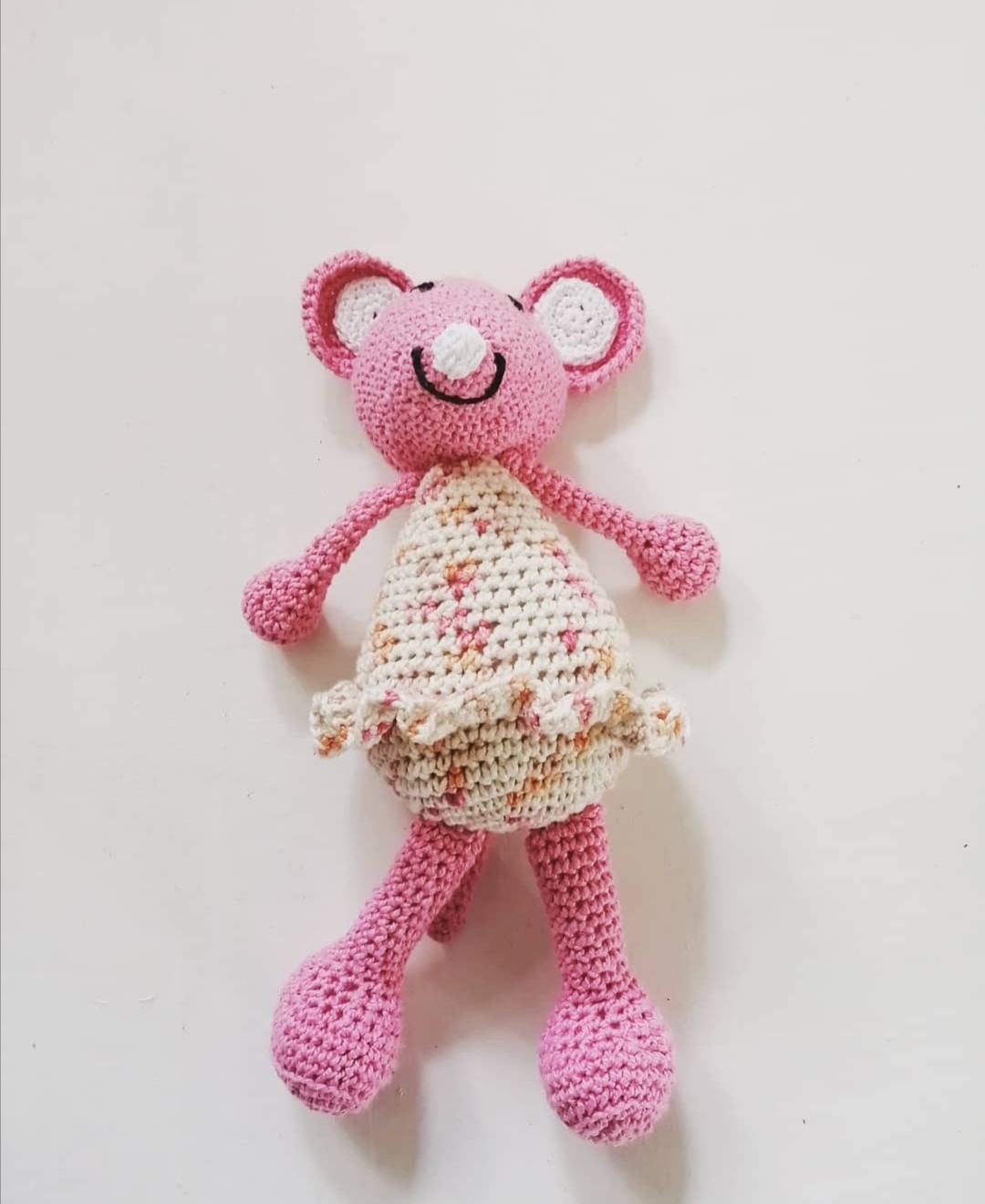 Miss Mouse - crochet doll