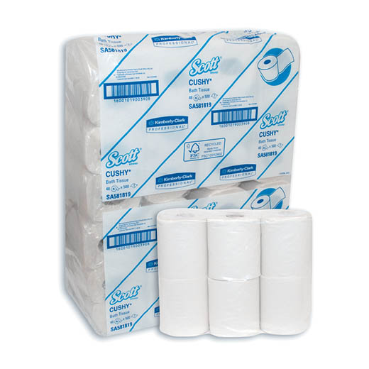 Scott Cushy 1 ply toilet paper
