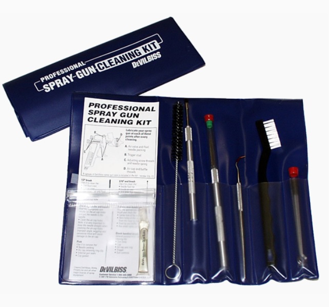 DeVilbiss Professional Spray Gun Cleaning Kit