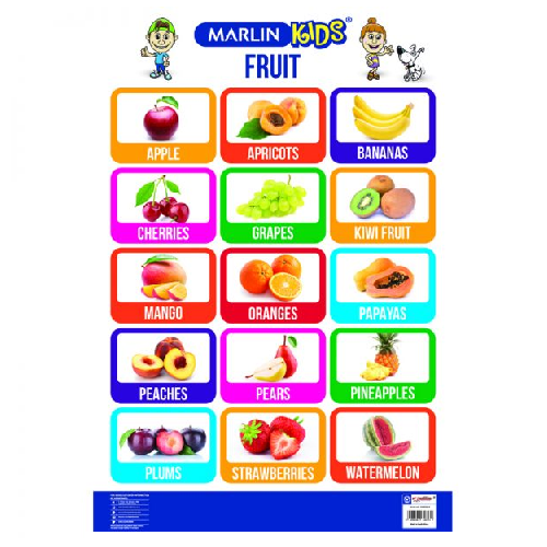 MARLIN KIDS: FRUIT CHART