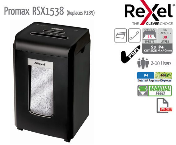 Rexel RSX1538 Shredder