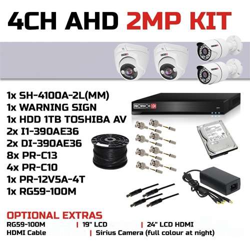 PROVISION - AHD DVR KIT 4CH