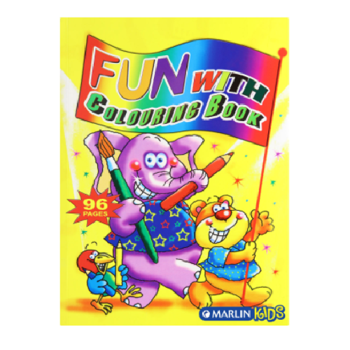 MARLIN KIDS FUN WITH COLORING BOOK 96 PAGES