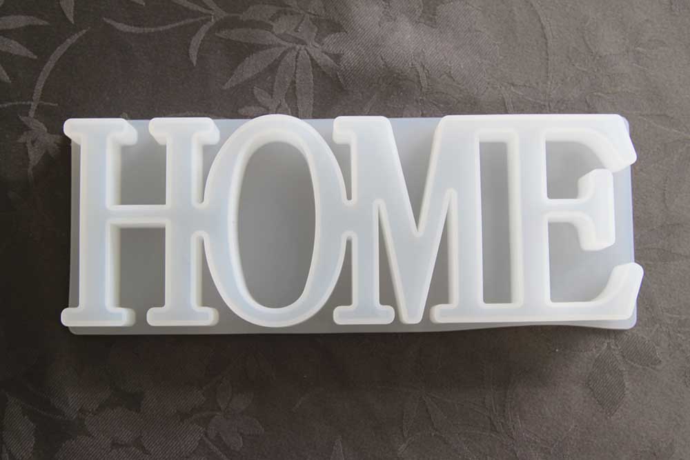 Silicone Mould - Word HOME
