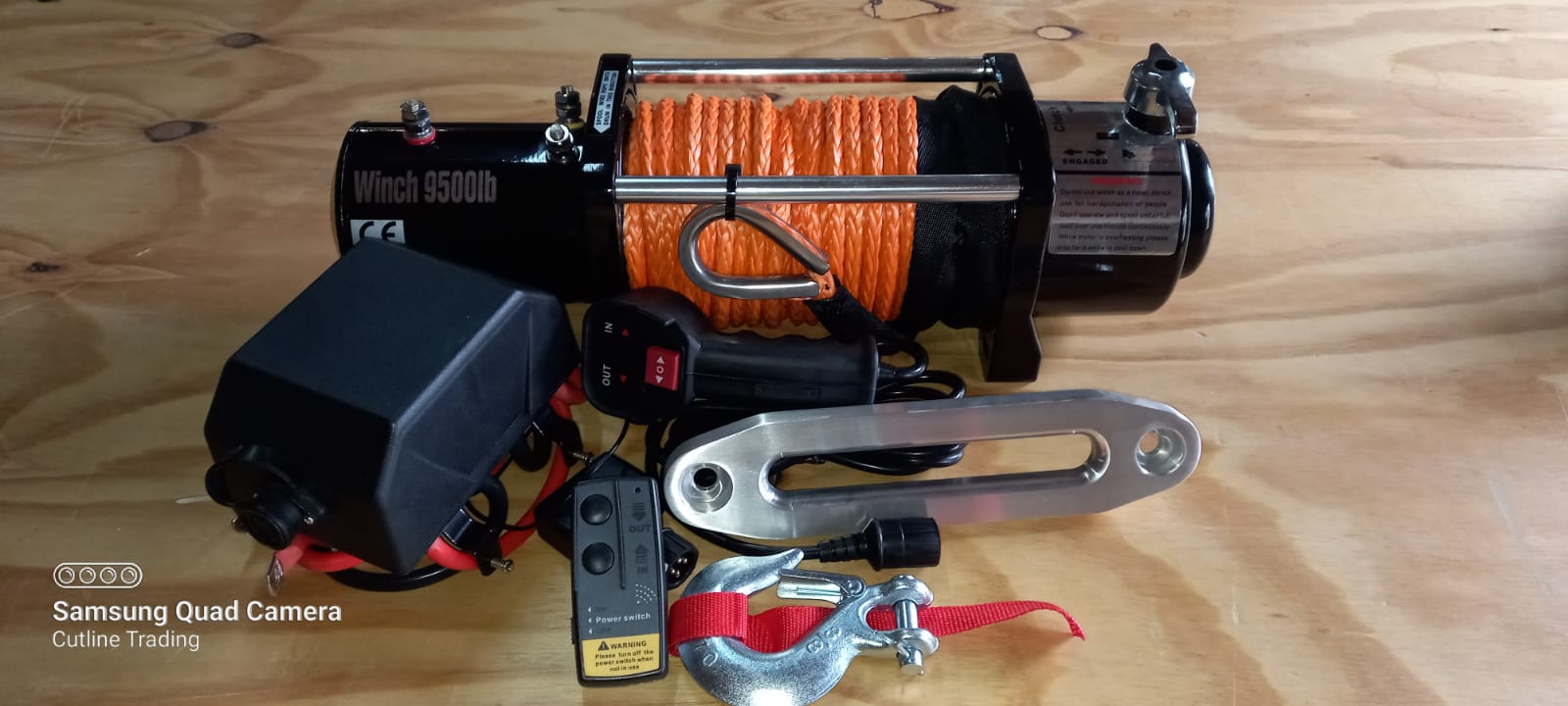 9500 LBS 12 Volt Electric Winch