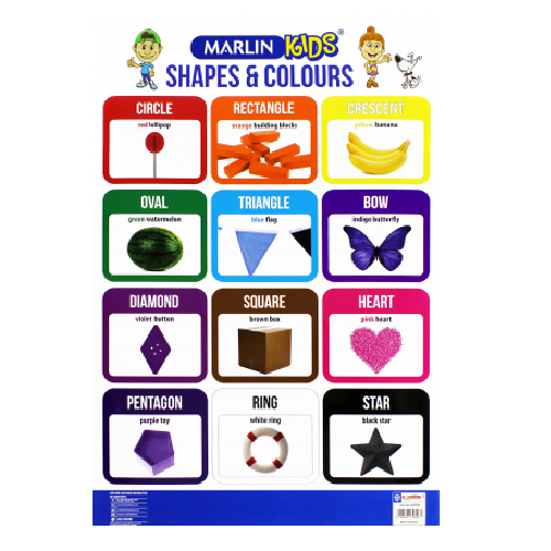 MARLIN KIDS: SHAPES AND COLOURS CHART