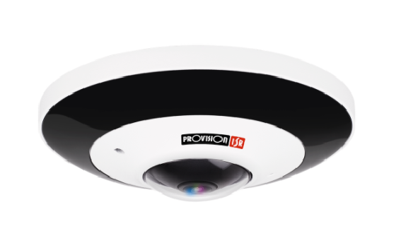 PROVISION - IR VANDAL-PROOF FISH EYE 6MP IP PoE CAMERA