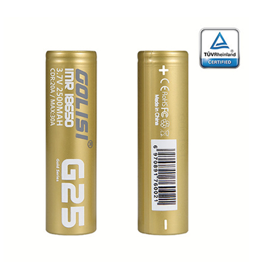 Golosi G25 18650 batteries - 2 Pack