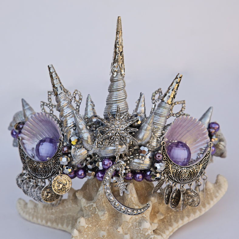 Mermaid Shell Crown