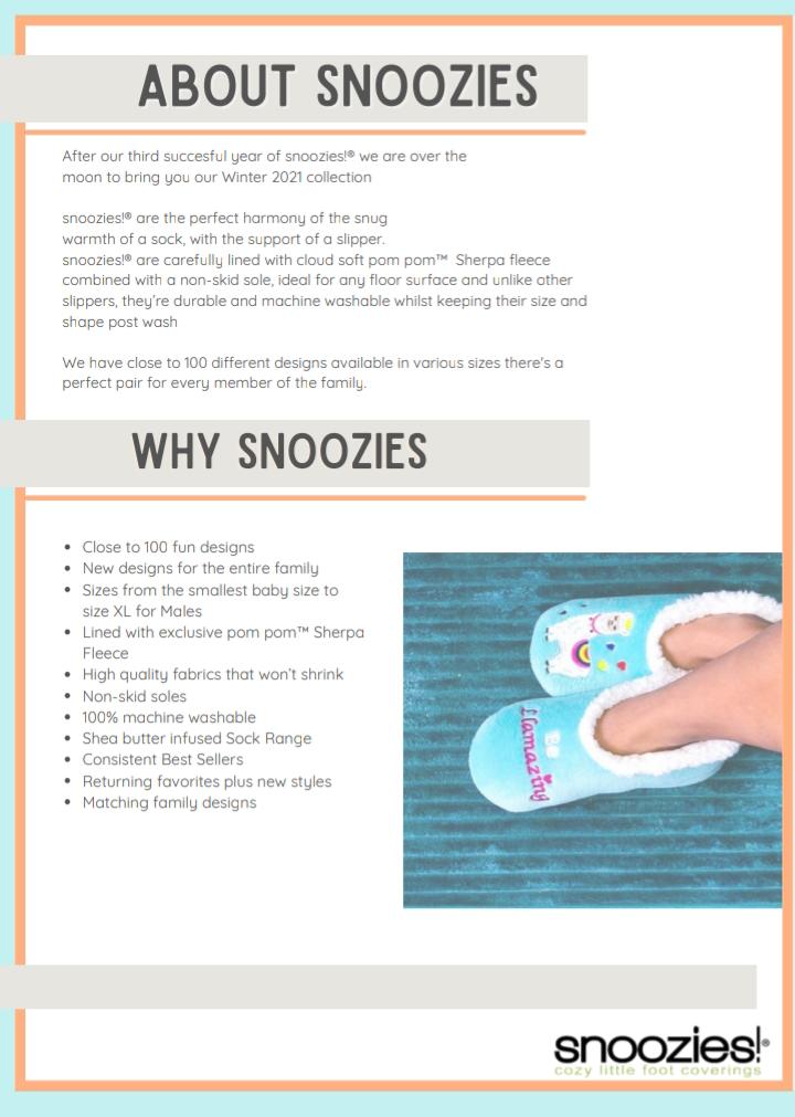 Snoozies for the whole family