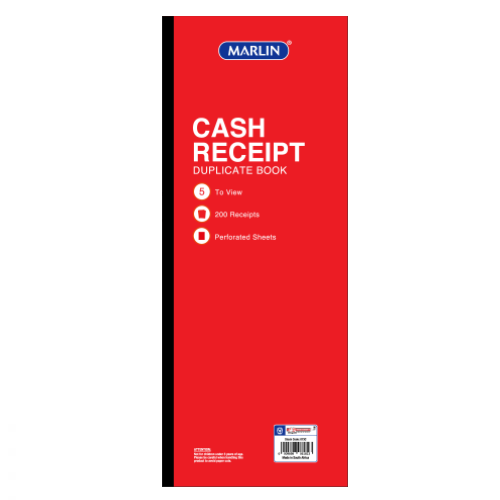 MARLIN DUPLICATE 5 TO VIEW CASH RECEIPT BOOK 1 TO 200