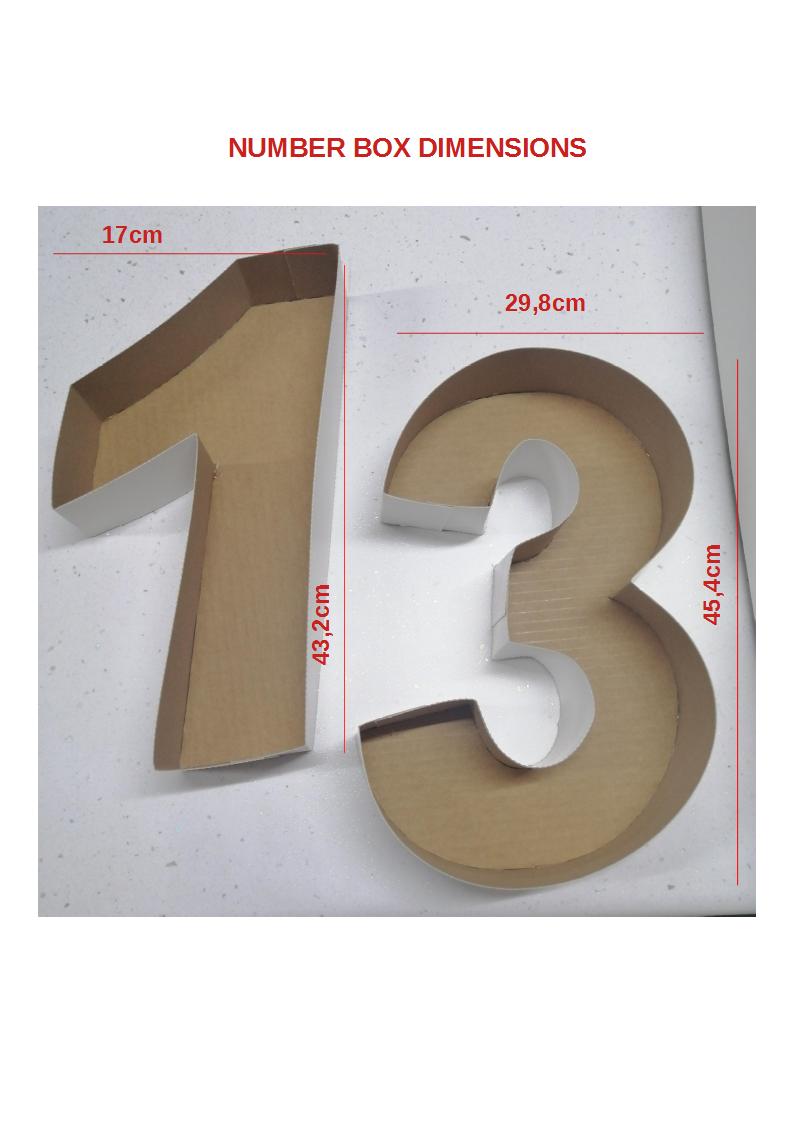 3D NUMBERS LARGE A3