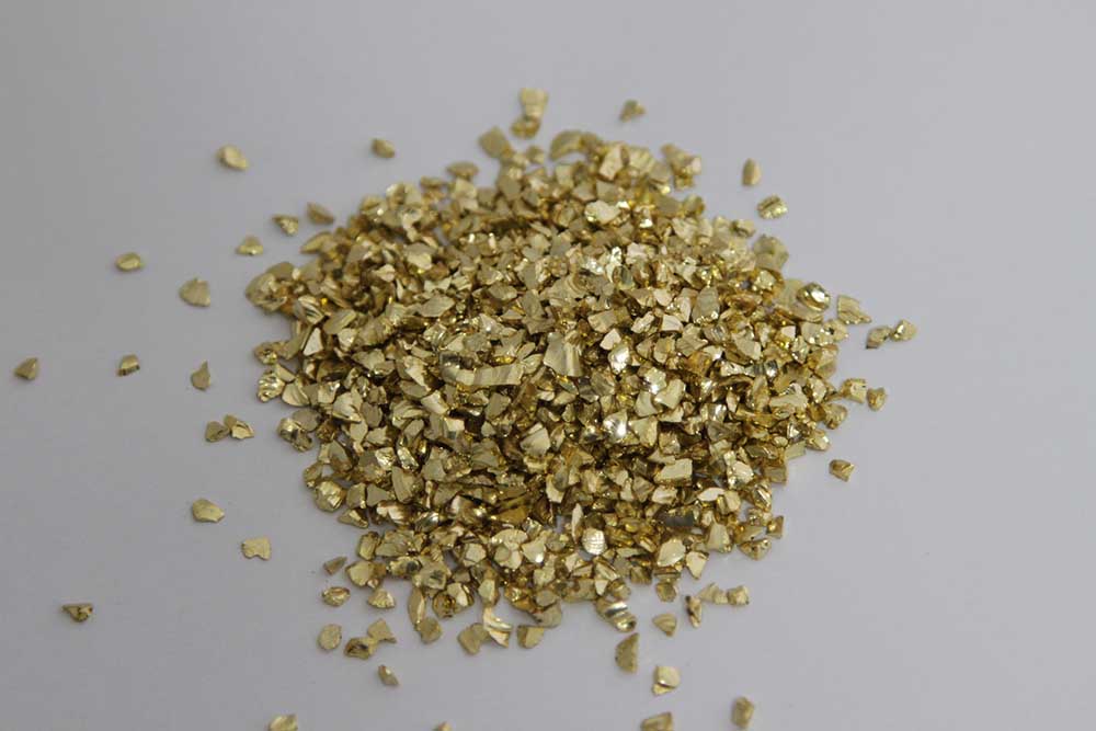 Gold Plated Crush Glass Chips (40g)