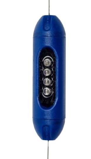 NEMTEK - Fence Light HV - Timed - S/Steel Blue