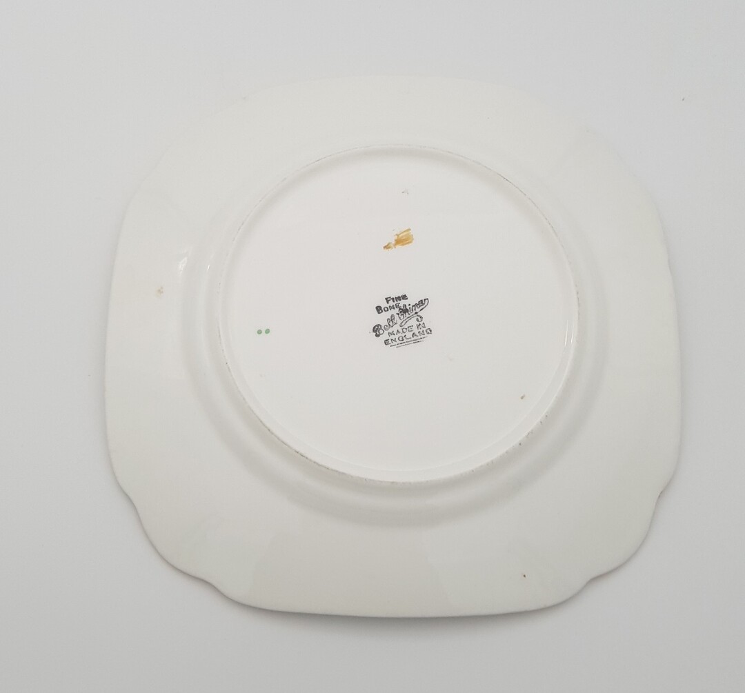 C0094 Floral Fine Bone China plate  BELL