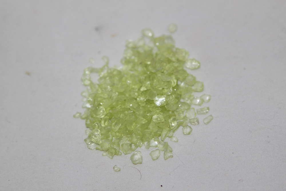 Lime Green Crush Glass Chip (40g)