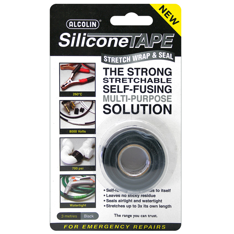 NEMTEK-Silicone Tape - Alcolin - Black