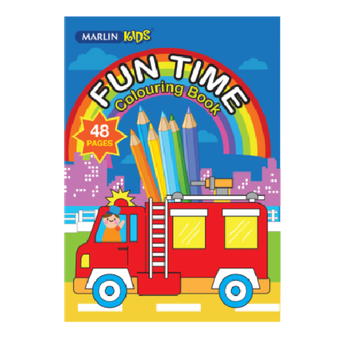 MARLIN KIDS FUN TIME COLORING BOOK 48 PAGES