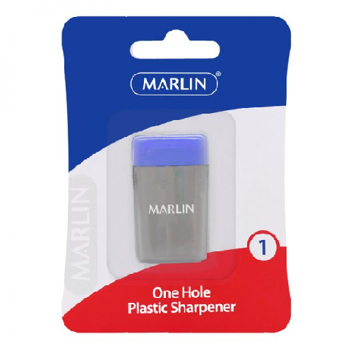 MARLIN PLASTIC SHARPENER 1's 1 HOLE WITH CONTAINER FOR SHAVINGS