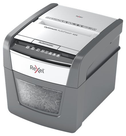 Rexel Optimum Auto+ 50X - Auto Feed Shredder Up to 50 Sheets