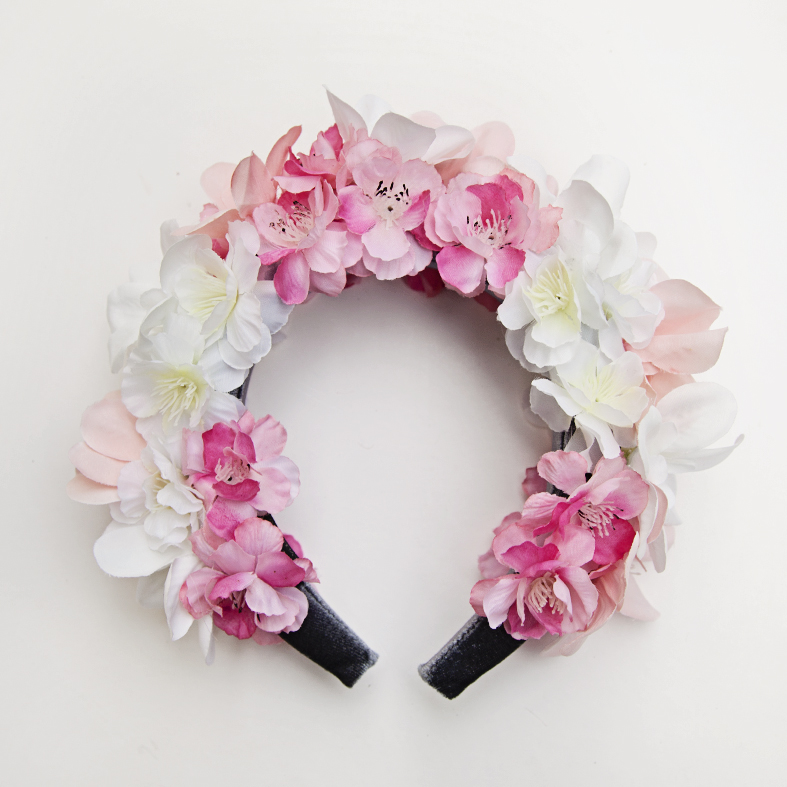 Flower Crown - Pink Blossoms