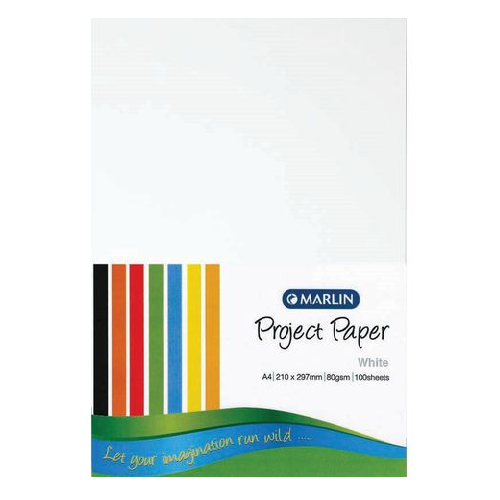 MARLIN PAPER A4 100's WHITE 80GSM