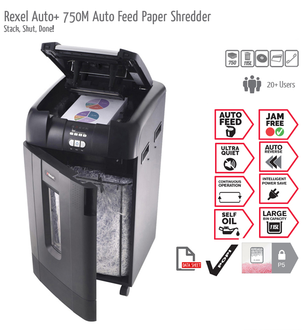 Rexel Auto+ 750M Shredder