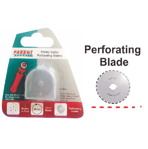 PARROT ROTARY KNIFE PERFORATING BLADES