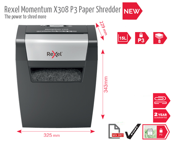 Rexel Momentum X308 Shredder