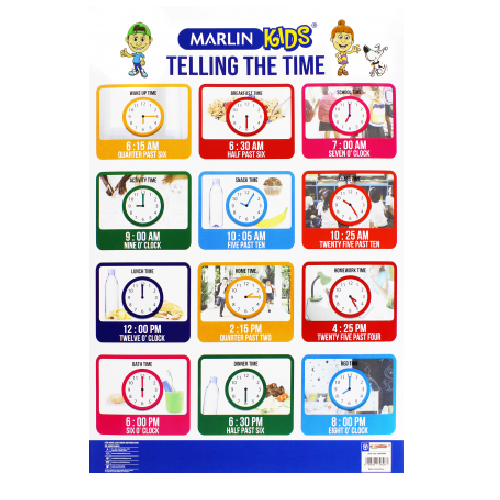 MARLIN KIDS CHART: TELLING THE TIME