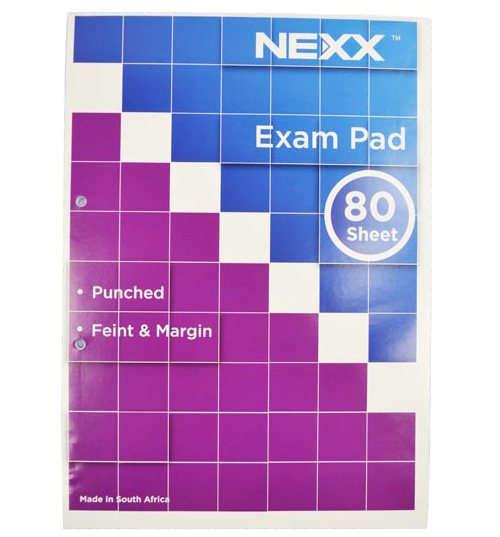 NEXX 100L A4 EXAM PADS PUNCHED