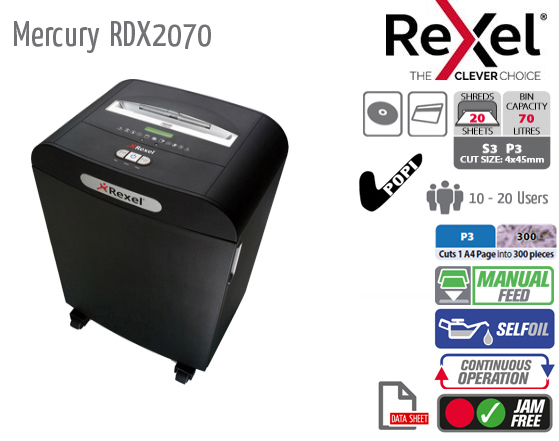 Rexel RDX2070 Shredder