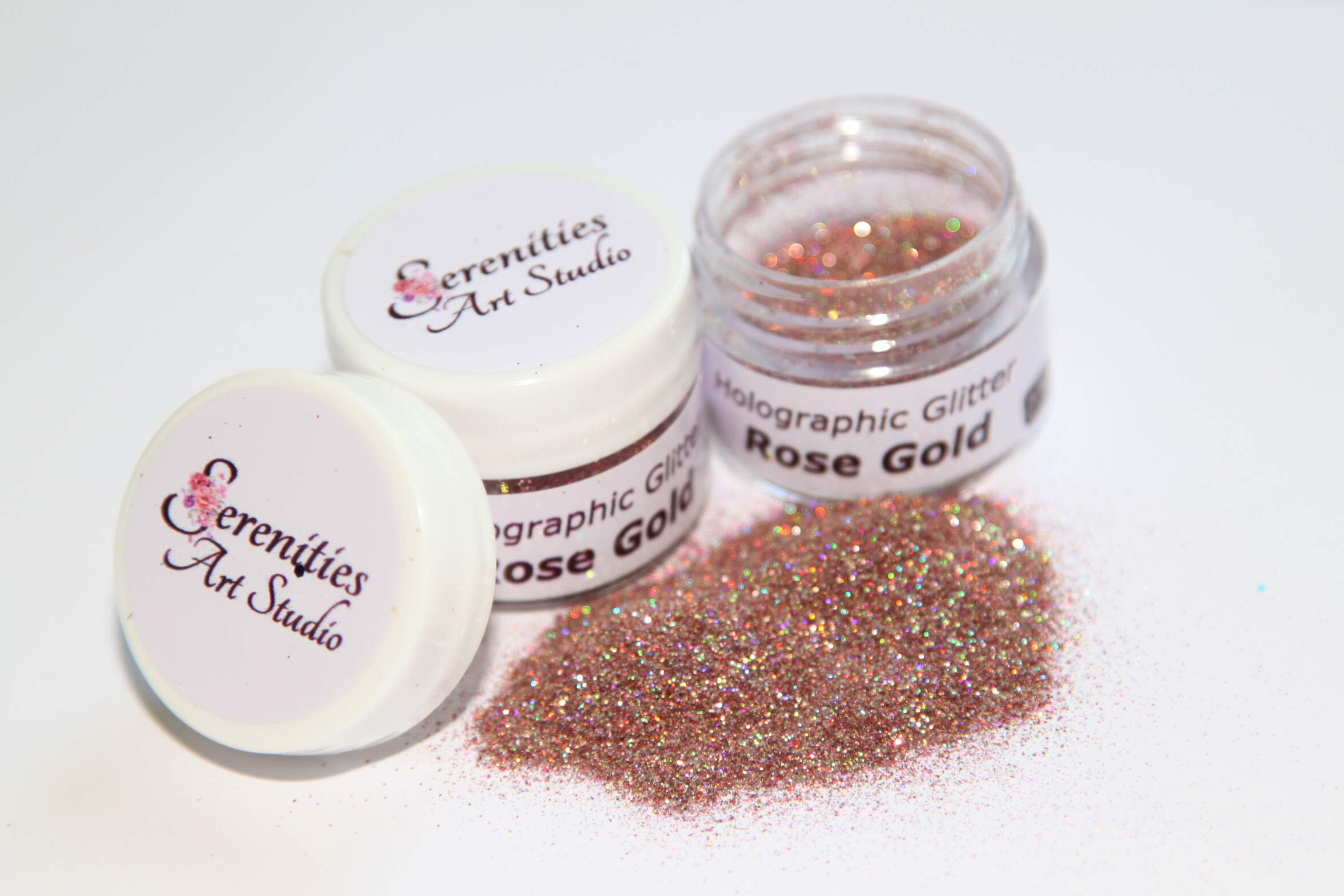 Holographic Glitter - Rose Gold