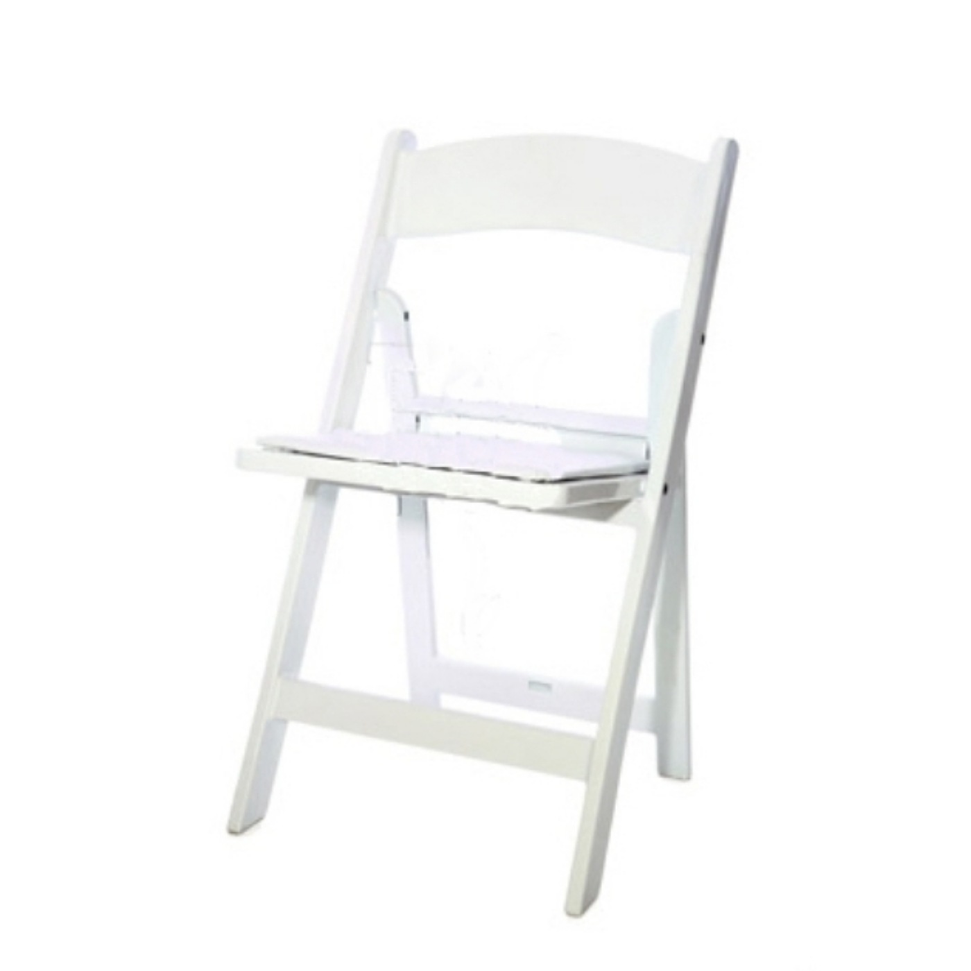 White Fold-able Wimbledon Chair.