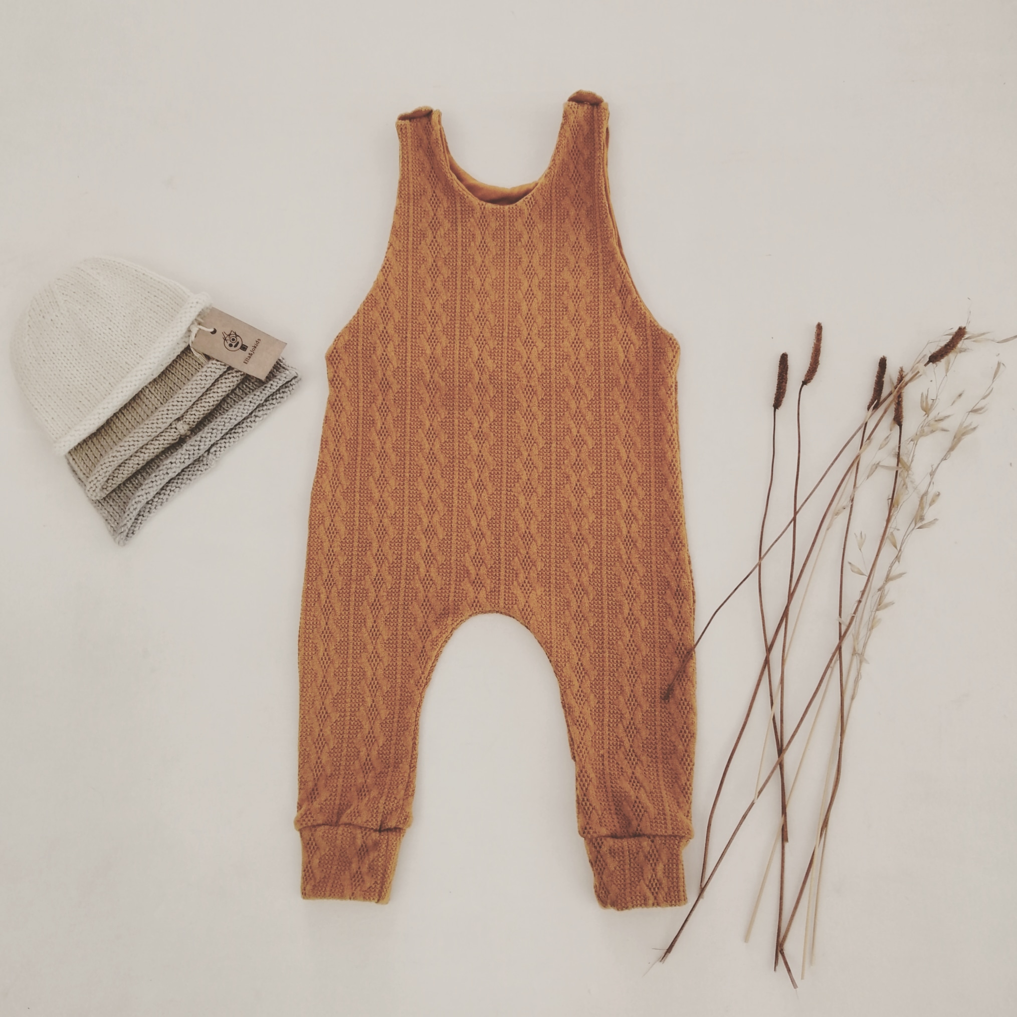 Cable knit Romper