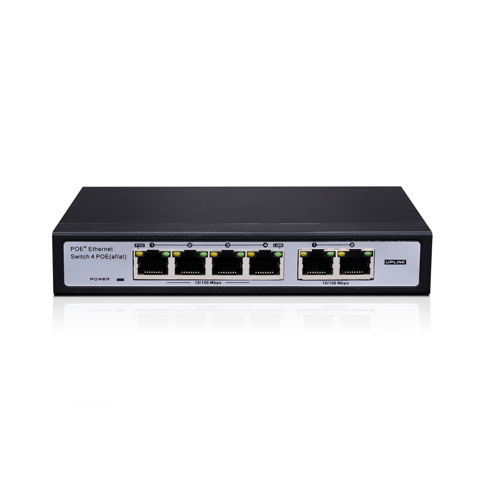 PROVISION - 4+2-Port 10/100Mbps PoE Switch