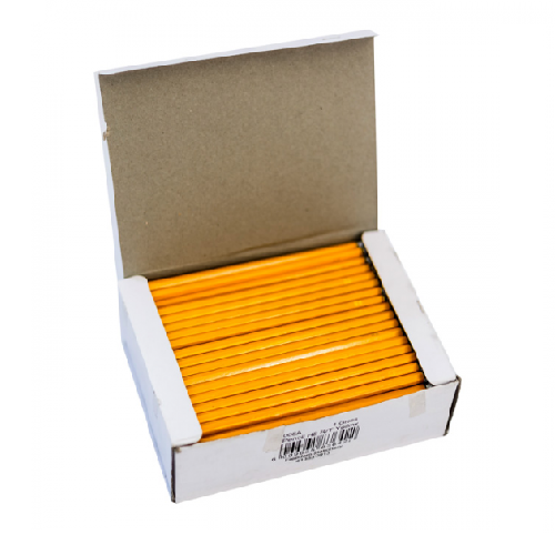 YELLOW BARREL RUBBER-TIPPED PENCILS HB - GROSS (144 UNITS)