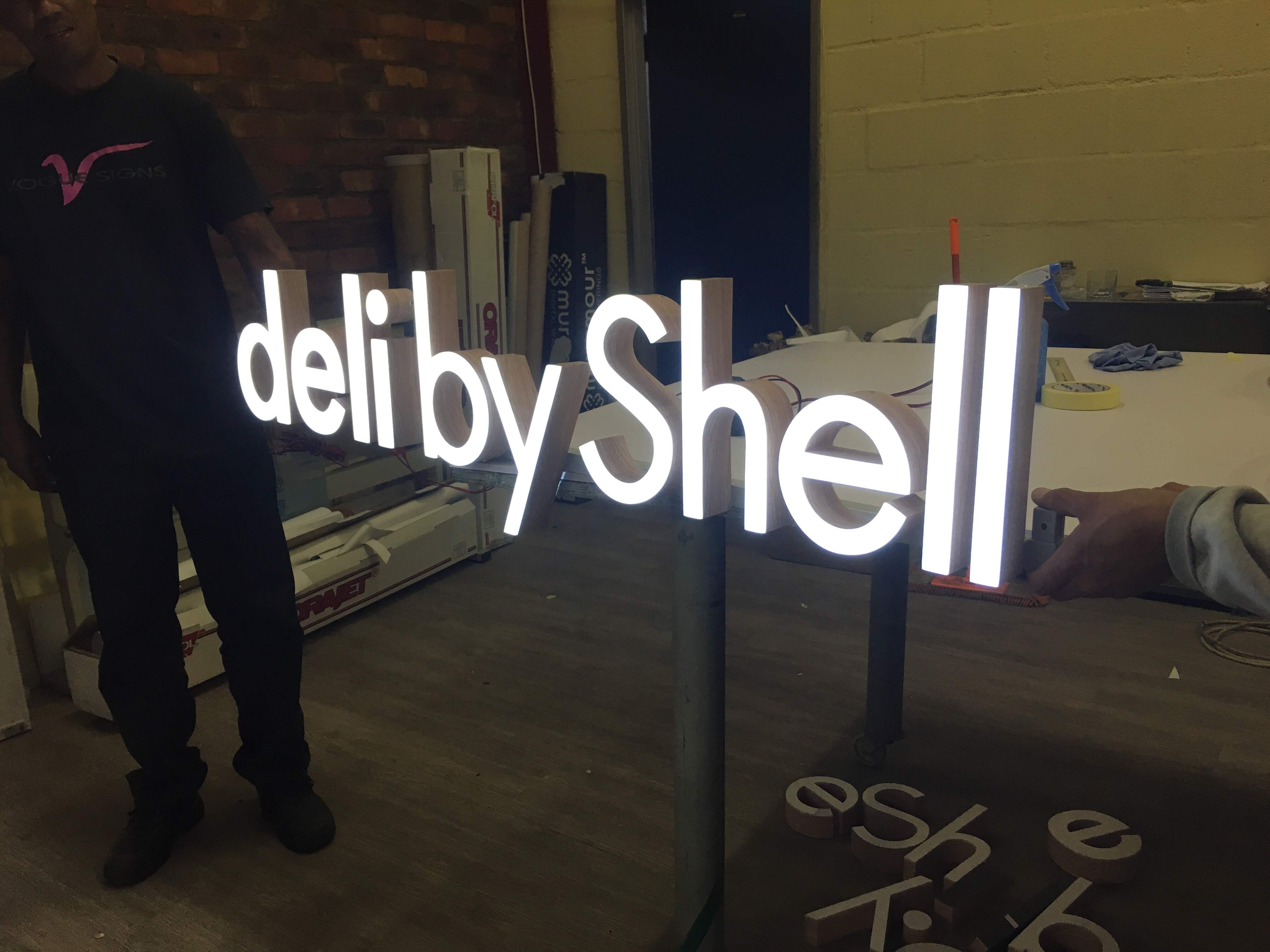 3D Fabricated with LEDs - Shell