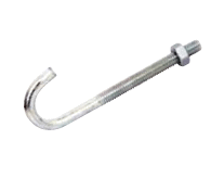 NEMTEK - Hook Bolt - Round - Elect Galv - M5x70mm