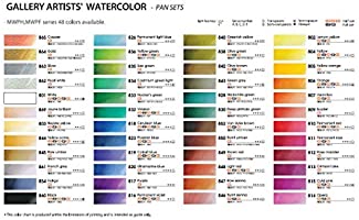 Mungyo Professional Watercolour Pan Set - Pastel colours