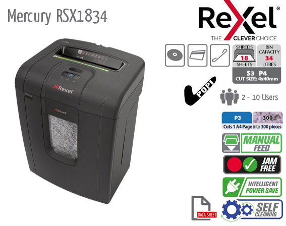 Rexel RSX1834 Shredder
