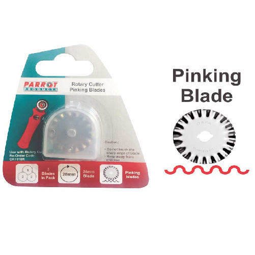 PARROT ROTARY KNIFE PINKING BLADES