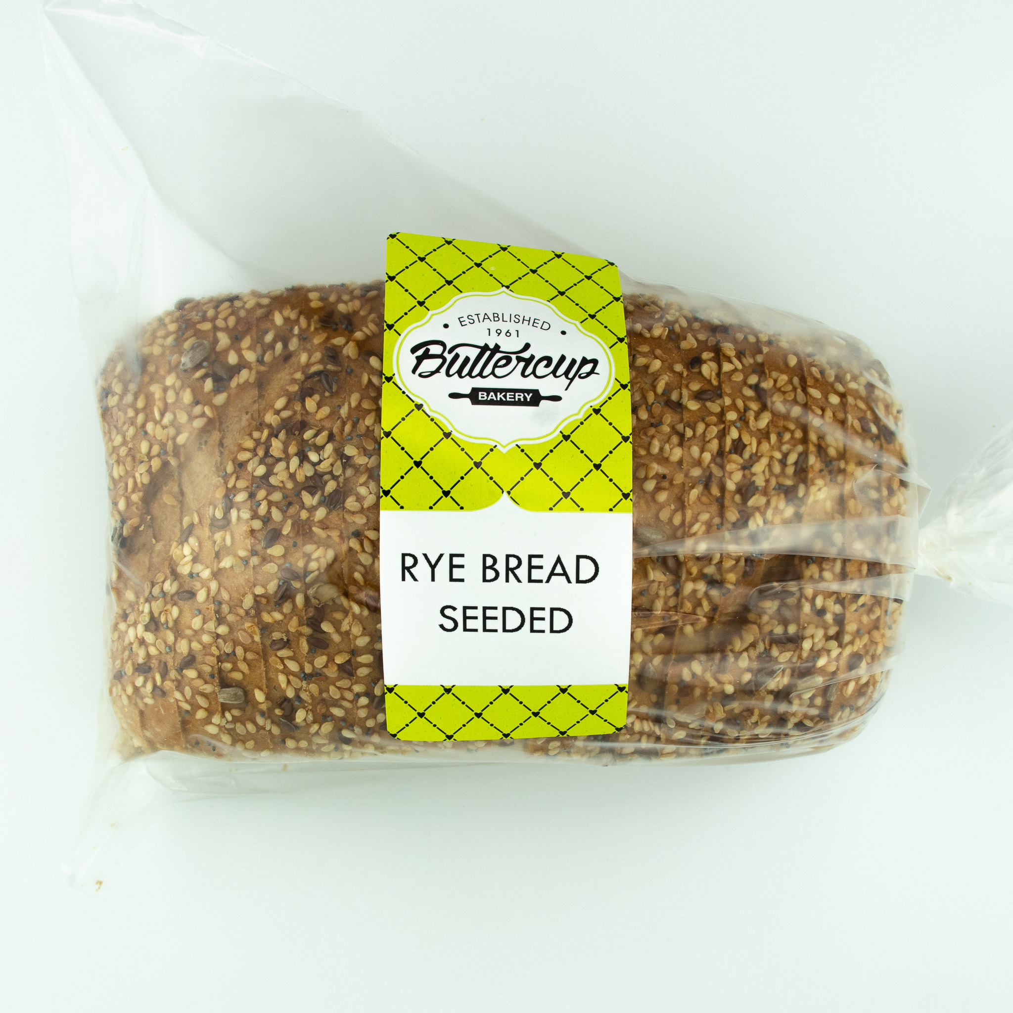 50% Rye Bread Seeded 600g