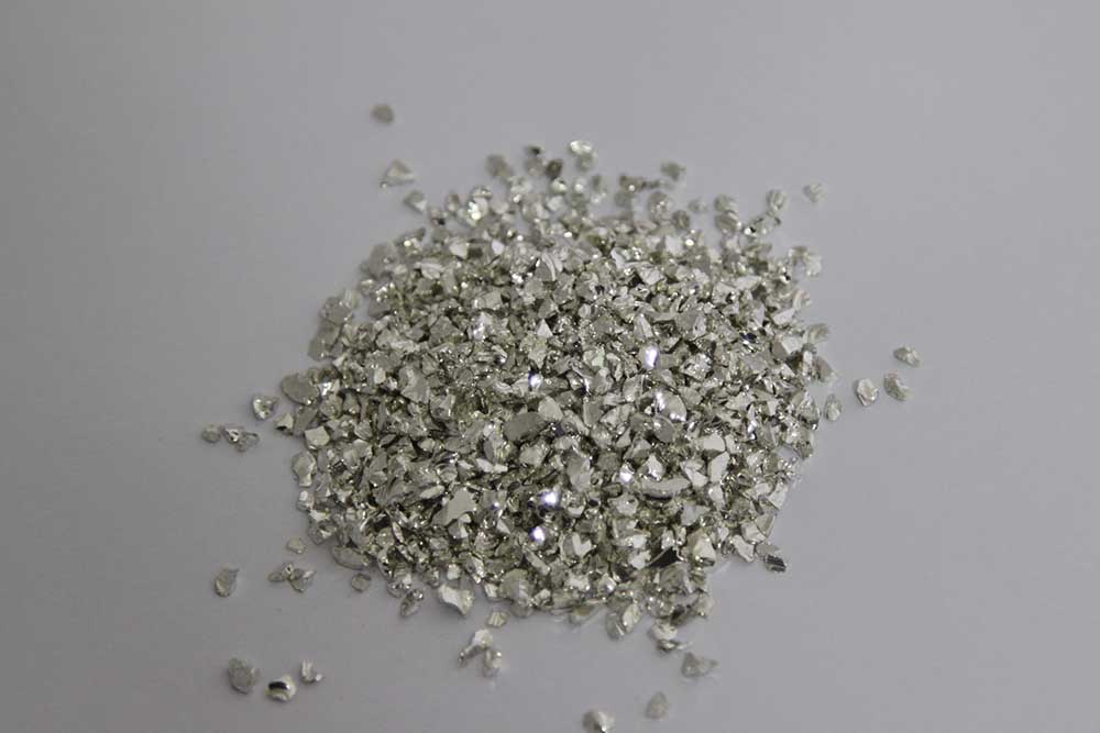Silver Plated Crush Glass Chips (40g)