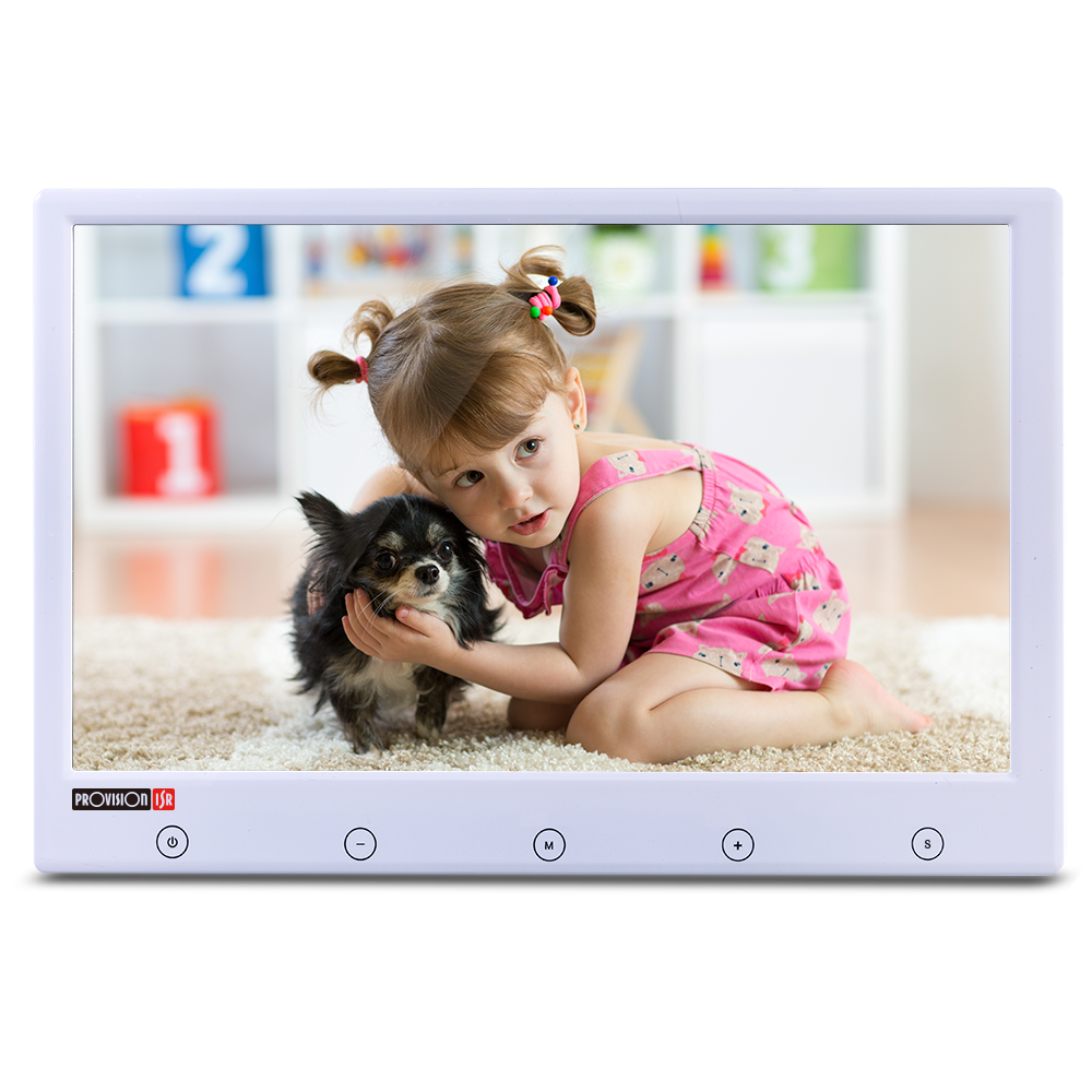 PROVISION - 7" TFT Digital Monitor Dual-Input (AV1/2) • Ultra High Resolution (1024x600)