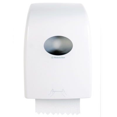 White Scott Max Rolled hand towel Dispenser